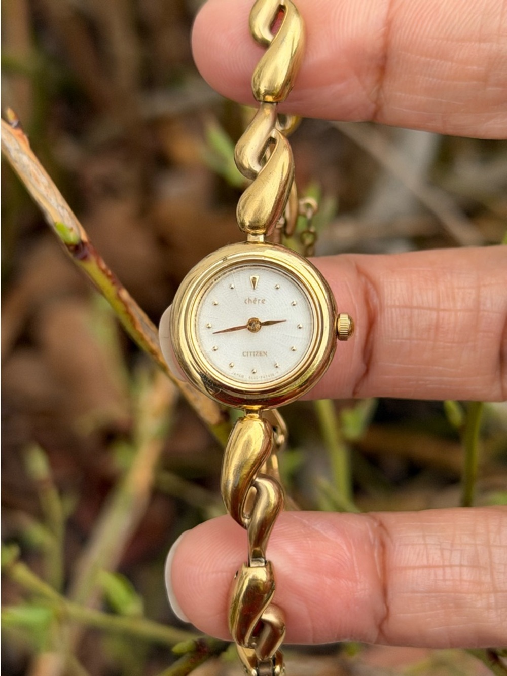 Citizen Gold-Tone Women's Bracelet Watch with White Dial - Picture 3 of 7